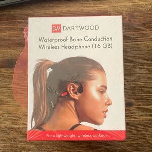 Dartwood Waterproof Bone Conduction Wireless Headphone 16 GB